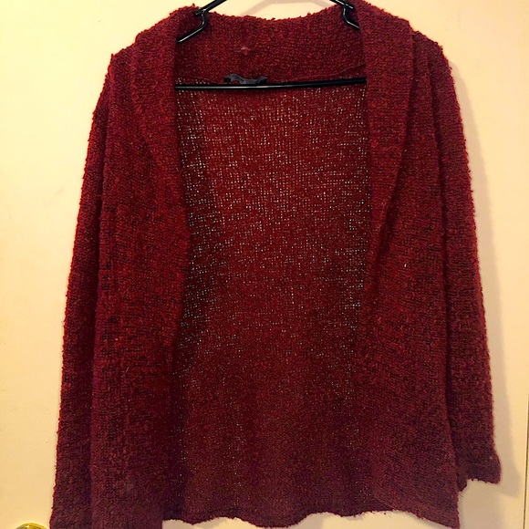 Honey Punch Red Cardi - Picture 2 of 3